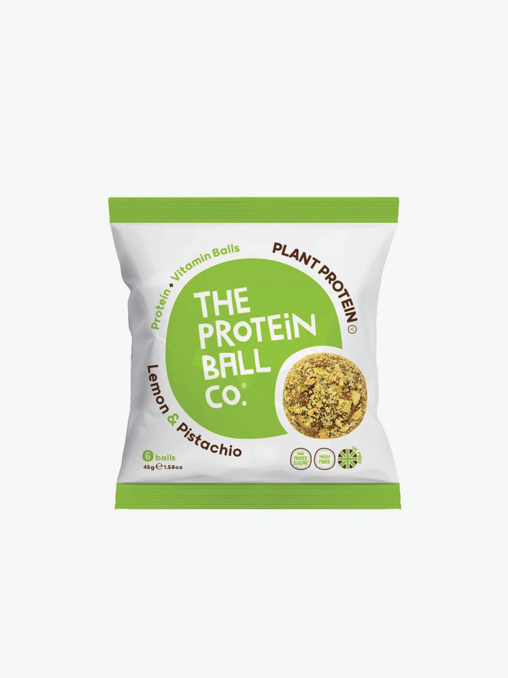 The Protein Ball Co Lemon And Pistachio Plant Protein Balls | A