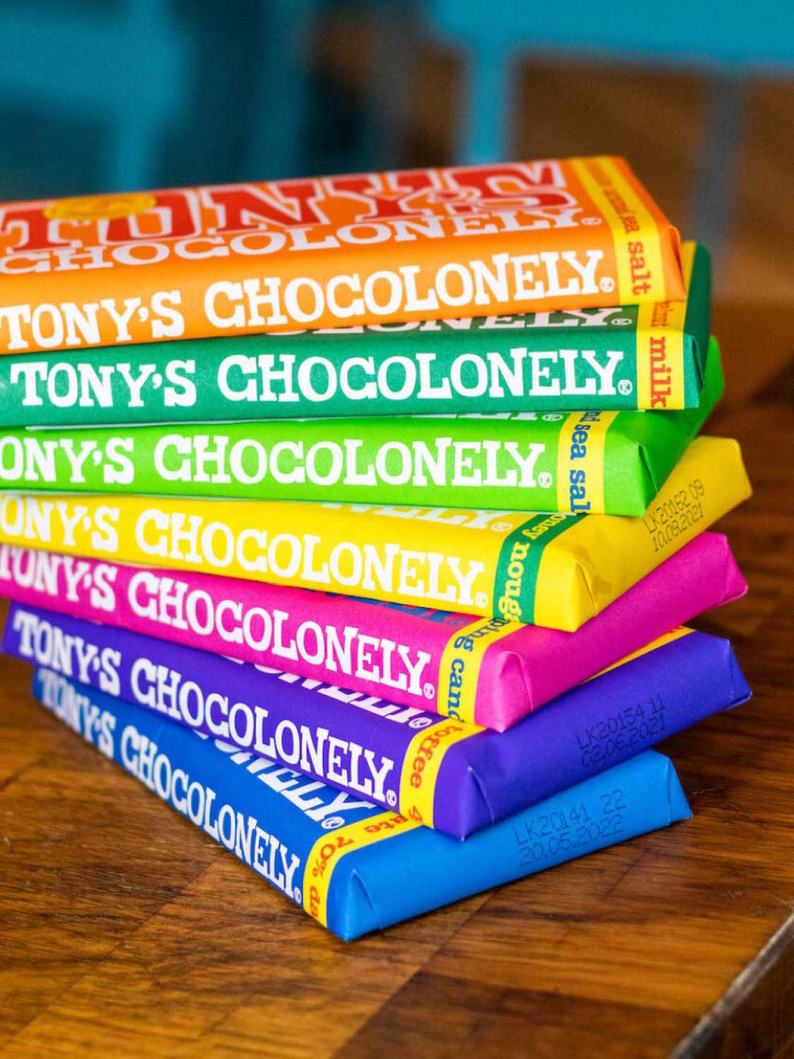 Tony's Chocolonely White Raspberry Popping Candy 28%