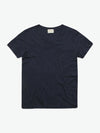 Modal Blend V-neck Pocket T-shirt Navy Blue | A