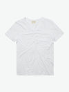 Modal Blend V-neck Pocket T-shirt White | A