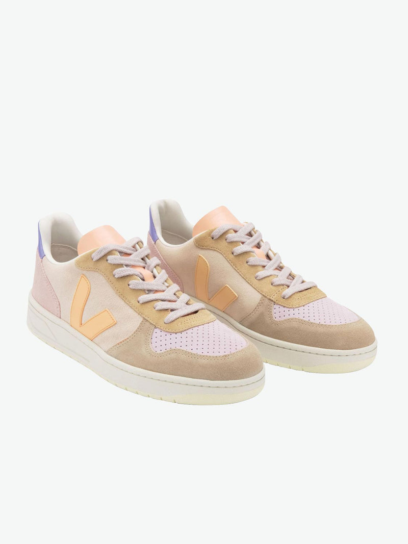 Veja V-10 Suede Multico Peach | B