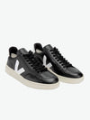 Veja V-12 Leather Black White | The Project Garments - B