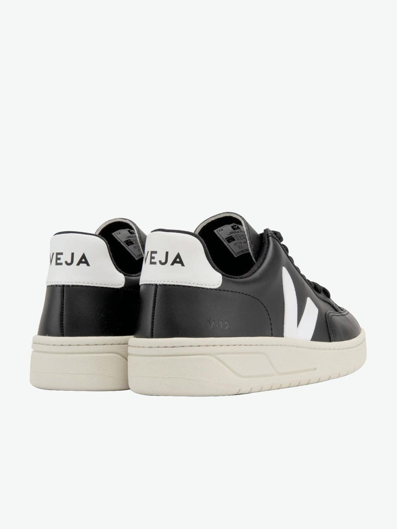 Veja V-12 Leather Black White | The Project Garments - C