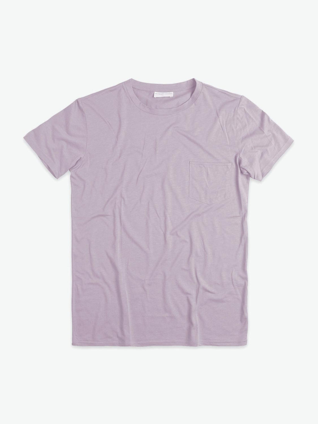 The Project Garments Crew Neck Modal-Blend Pocket T-shirt Light Lavender