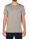 Envelope Crew Neck T-Shirt Grey | B