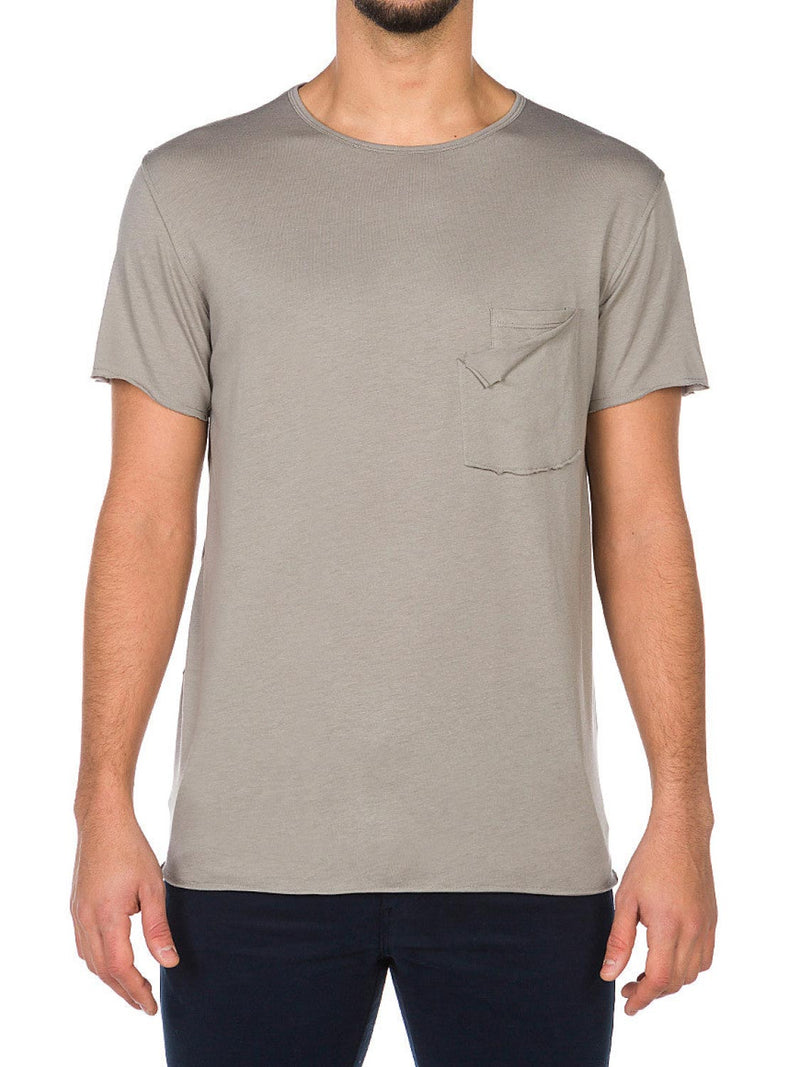 Envelope Crew Neck T-Shirt Grey | B