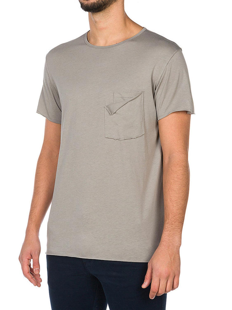 Envelope Crew Neck T-Shirt Grey | C