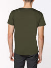 Modal Blend V-neck T-shirt Khaki | D