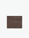 Card Case In Light Brown Alligator Leather | A